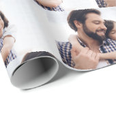 Geschenkwrap für personalisiertes Foto Geschenkpapier (Rolleneckpunkt)