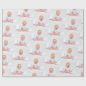 Geschenkwrap für personalisiertes Foto Geschenkpapier (Flach)