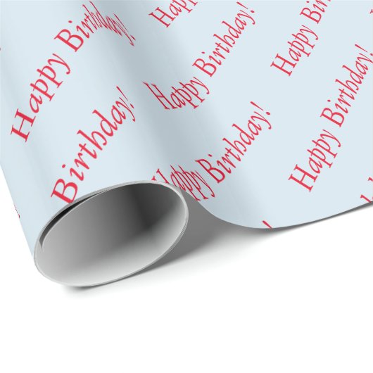 Geschenkwrap - Happy Birthday Geschenkpapier (Rolleneckpunkt)