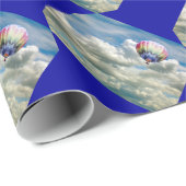 Geschenkwrap - Heißluftballon Geschenkpapier (Rolleneckpunkt)