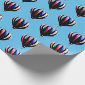Geschenkwrap - Heißluftballon Geschenkpapier (Ecke)