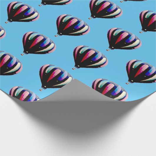Geschenkwrap - Heißluftballon Geschenkpapier (Ecke)