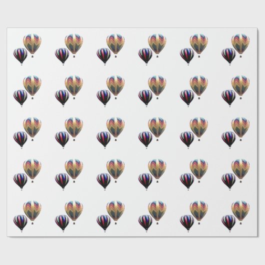 Geschenkwrap - Heißluftballons Geschenkpapier (Flach)