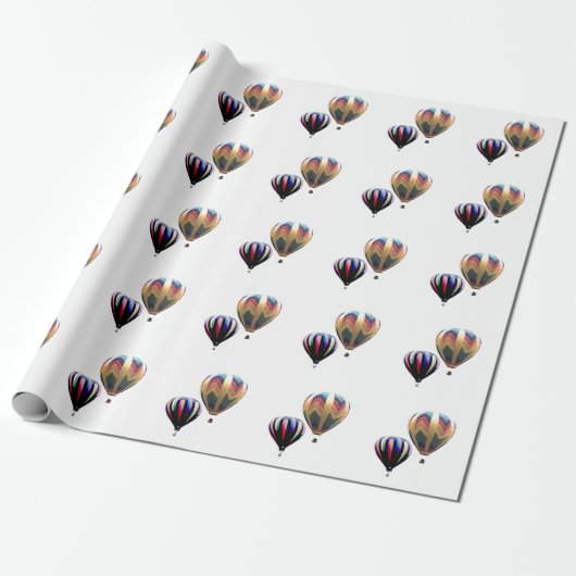Geschenkwrap - Heißluftballons Geschenkpapier (Ungerollt)