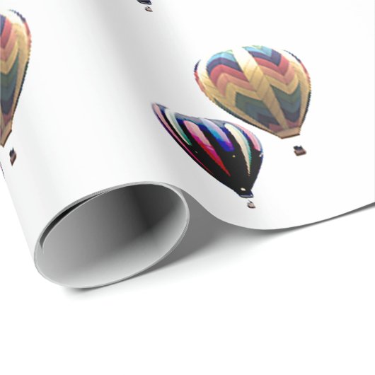 Geschenkwrap - Heißluftballons Geschenkpapier (Rolleneckpunkt)
