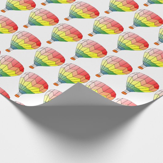 Geschenkwrap - Heißluftballons Geschenkpapier (Ecke)