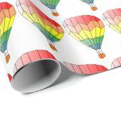 Geschenkwrap - Heißluftballons Geschenkpapier (Rolleneckpunkt)