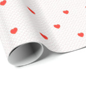 Geschenkwrap - Herz Geschenkpapier (Rolleneckpunkt)