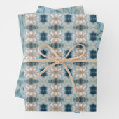 Geschenkwrap in Blautönen Geschenkpapier Set (Beispiel)
