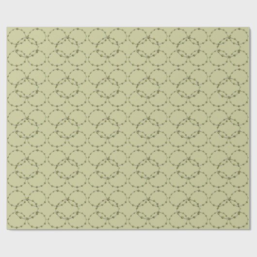 Geschenkwrap - Kreuzungen - Perlen und Stein Geschenkpapier (Flach)