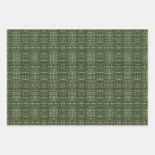 Geschenkwrap Kwanzaa Rot/Grün/Schwarz Weave Geschenkpapier Set (Vorderseite 2)