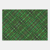 Geschenkwrap Kwanzaa Rot/Grün/Schwarz Weave Geschenkpapier Set (Vorderseite)