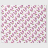 Geschenkwrap - Lilac-Blüten Geschenkpapier (Flach)