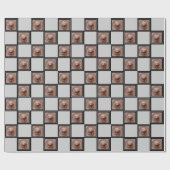 Geschenkwrap - Löwenkopfkleber Geschenkpapier (Flach)