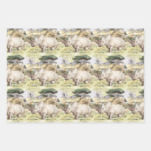 Geschenkwrap mit Rhinoceros African Rhino Themes Geschenkpapier Set (Vorderseite 3)