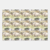 Geschenkwrap mit Rhinoceros African Rhino Themes Geschenkpapier Set (Vorderseite)