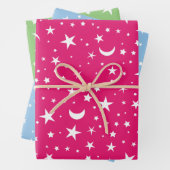 Geschenkwrap - nächtlicher Himmel Geschenkpapier Set (Beispiel)