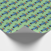 Geschenkwrap - Puppe im Baseball-Uniform Geschenkpapier (Ecke)