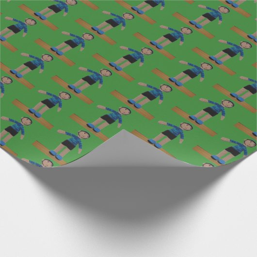 Geschenkwrap - Puppe mit Helm Geschenkpapier (Ecke)