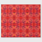 Geschenkwrap Roll NEON Orange Begonia Geschenkpapier (Flach)