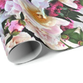 Geschenkwrap Roll Peonies Geschenkpapier (Rolleneckpunkt)