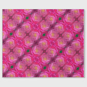 Geschenkwrap Roll Pink Cactus Rose Geschenkpapier (Flach)