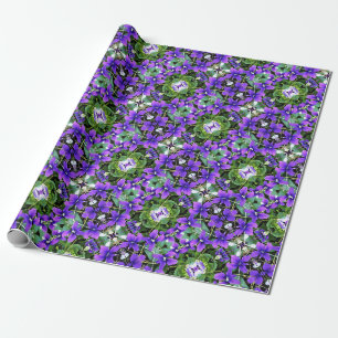 Geschenkwrap Roll Woodland Violets Geschenkpapier