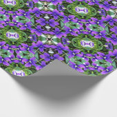 Geschenkwrap Roll Woodland Violets Geschenkpapier (Ecke)