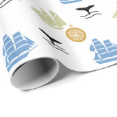 Geschenkwrap - Schönes Thema Geschenkpapier (Rolleneckpunkt)