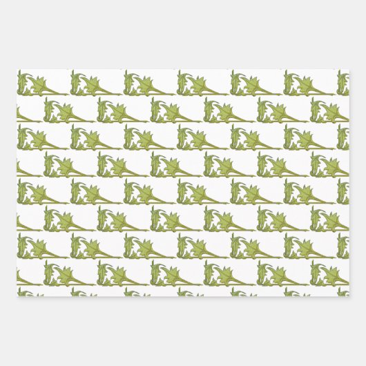 Geschenkwrap-Set - Blätter bei Right Angles geteer (Vorderseite 3)