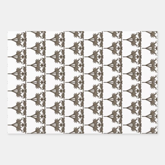 Geschenkwrap-Set - Blätter bei Right Angles geteer (Vorderseite 2)