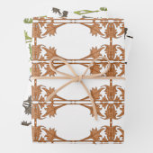 Geschenkwrap-Set - Blätter bei Right Angles geteer (Beispiel)