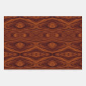 Geschenkwrap-Set - Drei verschiedene Holzarten Geschenkpapier Set (Vorderseite 3)