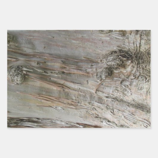 Geschenkwrap-Set - Drei verschiedene Holzarten Geschenkpapier Set (Vorderseite)