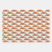 Geschenkwrap-Set - Federn Geschenkpapier Set (Vorderseite 3)