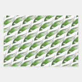 Geschenkwrap-Set - Federn Geschenkpapier Set (Vorderseite 2)