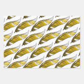 Geschenkwrap-Set - Federn Geschenkpapier Set (Vorderseite)