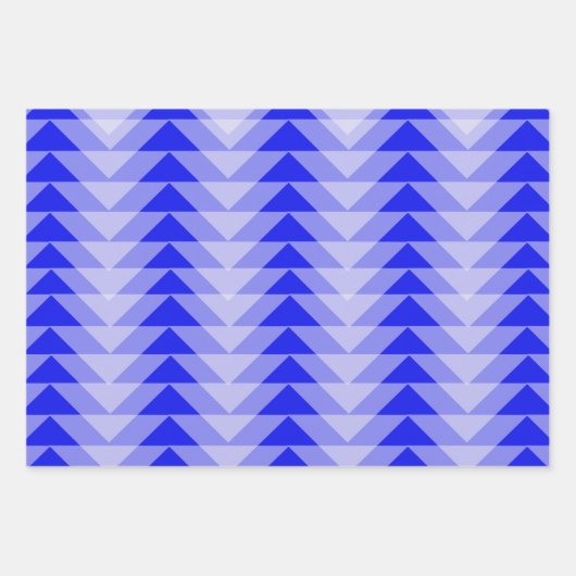 Geschenkwrap-Set - Überschneidende Dreiecke in der Geschenkpapier Set (Vorderseite 3)