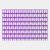 Geschenkwrap-Set - Wölbdecke in drei Farben Geschenkpapier Set (Vorderseite 2)