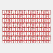 Geschenkwrap-Set - Wölbdecke in drei Farben Geschenkpapier Set (Vorderseite)