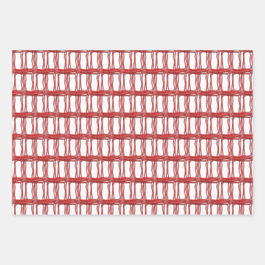 Geschenkwrap-Set - Wölbdecke in drei Farben Geschenkpapier Set (Vorderseite)