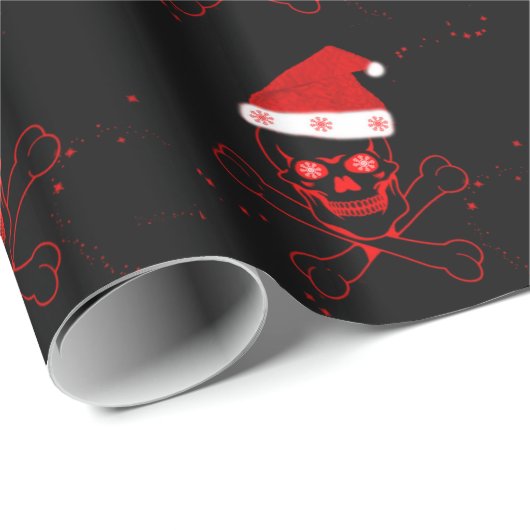 Geschenkwrap/Skulls Geschenkpapier (Rolleneckpunkt)