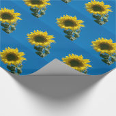 Geschenkwrap - Sonnenblume Geschenkpapier (Ecke)