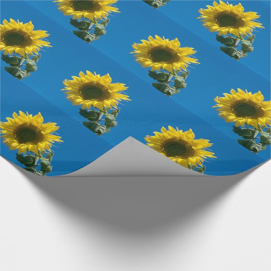 Geschenkwrap - Sonnenblume Geschenkpapier (Ecke)