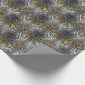 Geschenkwrap - Tiger Eyes Geschenkpapier (Ecke)