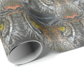Geschenkwrap - Tiger Eyes Geschenkpapier (Rolleneckpunkt)