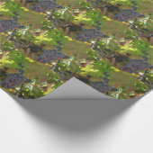 Geschenkwrap - Trauben im Weinstock Geschenkpapier (Ecke)