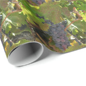 Geschenkwrap - Trauben im Weinstock Geschenkpapier (Rolleneckpunkt)