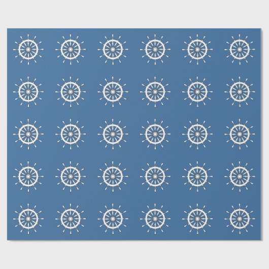 Geschenkwrap - Weißer Helm Geschenkpapier (Flach)