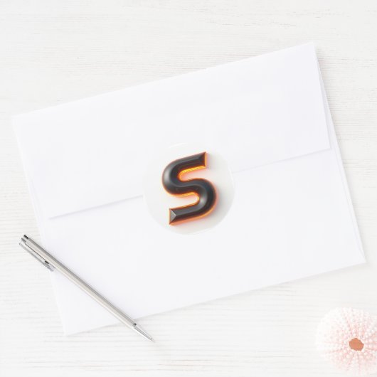 Geschenkwrapping Runder Aufkleber (Umschlag)